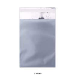 Sachet alu mat bleu glacé 162x114 mm (C6)