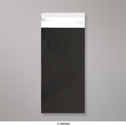 Musta matta foliopussi 220x110 mm (DL)