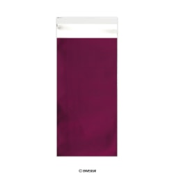 220x110 mm (DL) Bordeaux mat folie-enveloppen