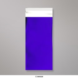 Bolsa de alumínio azul escuro metalizado mate 220x110 mm (DL)
