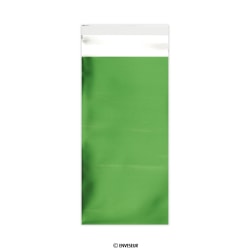 220x110 mm (DL) Groene mat folie-enveloppen