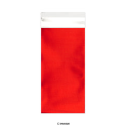 220x110 mm (DL) Rood mat folie-enveloppen