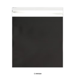 165x165 mm Čierne matné fóliové vrecúško