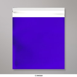 Bolsa de alumínio azul escuro metalizado mate 165x165 mm