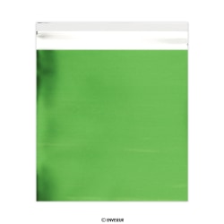165x165 mm Zelené matné fóliové vrecúško