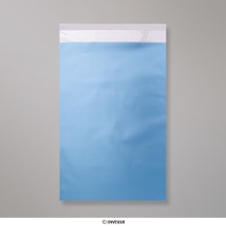 Bolsa de alumínio azul gelo metalizado mate 320x230 mm