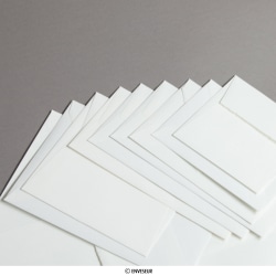 Handmade gummed envelopes