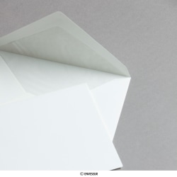 Handmade opaline envelopes lined