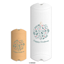 Christmas pillow boxes "Happy Christmas"
