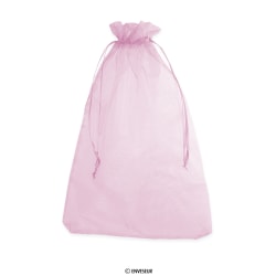 Bolsa de organza rosa de 170x120 mm