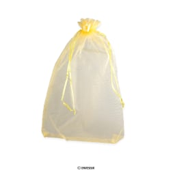 Bolsa de organza dorada de 300x200 mm