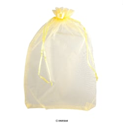Bolsa de organza dorada de 400x300 mm