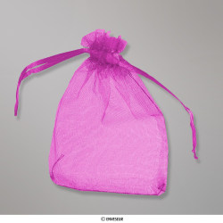 90x70 mm Rose Organza Bag