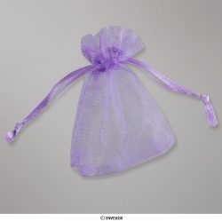 90x70 mm Sacchetto Viola in Organza