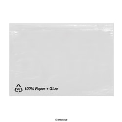 Saco adesivo de documentos de papel sem impressão 235x315 mm (C4)