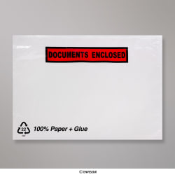 Paper Documents Enclosed Envelope - Printed 162 x 229 mm (C5)