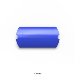 Caixa de travesseiro azul 162x114+35 mm (C6)