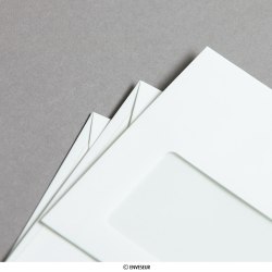 Opaline smooth envelopes Left Window DL 110x220 mm 110 gsm