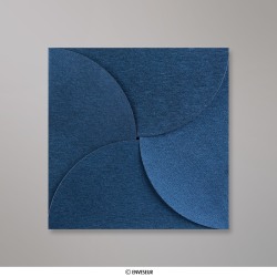 Královská modrá skládaná obálka (Pouchette) 145x145 mm