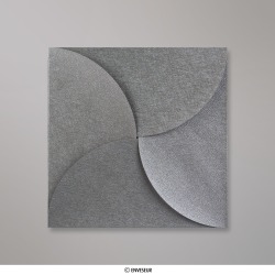 145x145 mm Busta a Quattro Lembi Argento (Pouchette)