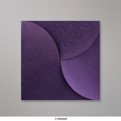 145x145 mm Busta a Quattro Lembi Violetta (Pouchette)