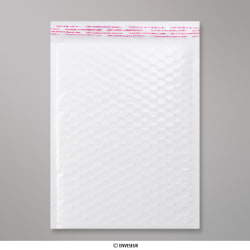 340x240 mm White Poly Gloss Bubble Bag