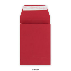 Donkerrood harmonica-envelop 162x114x25 mm (C6)