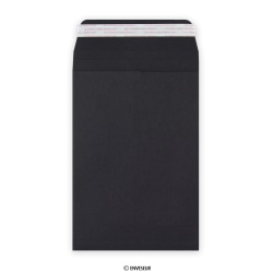 Sort Post Marque-konvolut med kile 229x162x25 mm (C5)