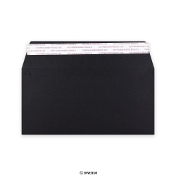 Fekete boríték 110x220 mm (DL)