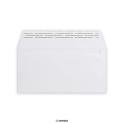Bílá obálka Post Marque 110x220 mm (DL)