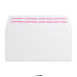 Bílá obálka Post Marque 114x229 mm