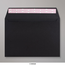 162x229 mm (C5) Zwarte Post Marque-envelop