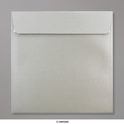 Sobre plateado nacarado 170x170 mm
