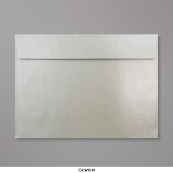 Sobre plateado nacarado 229x324 mm (C4)