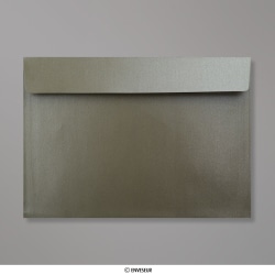 Enveloppe perlée taupe 229x324 mm (C4)