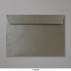 162x229 mm (C5) Standaardtaupe parelmoer-envelop