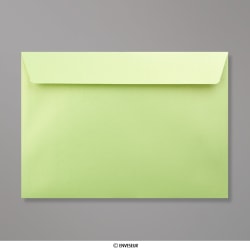 Enveloppe perlée vert citron 162x229 mm (C5)