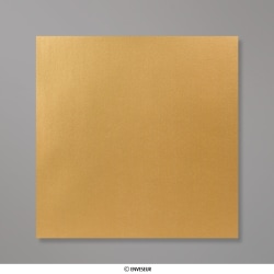 Goldener Briefumschlag mit Perlmutteffekt 155x155 mm