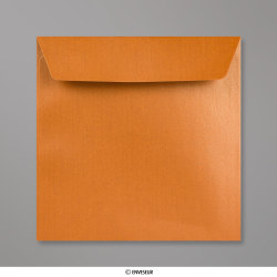 Medená perleťová obálka 155x155 mm