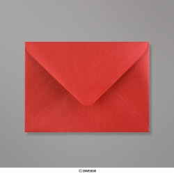 Cardinal red pearlescent envelope 82x113 mm (C7)