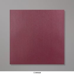 Sobre burdeos nacarado de 155x155 mm