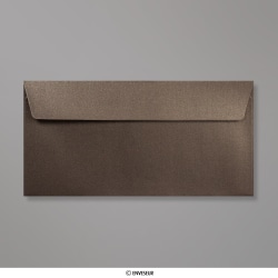 110x220 mm (DL) Bronskleurige parelmoer-envelop