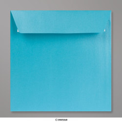Sobre azul claro nacarado 155x155 mm