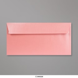 110x220 mm (DL) Babyroze parelmoer-envelop