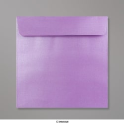 170x170 mm Busta in Carta Perlata Lavanda