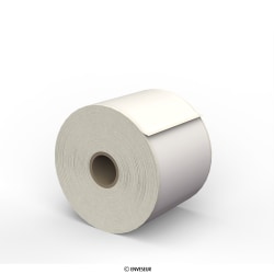 Rolle mit Thermoklebeetiketten 76x76 mm