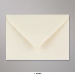 114x162 mm (C6) Koperta kość słoniowa z gładką powierzchnią