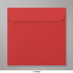 Envelope vermelho escuro para CD 85x85 mm