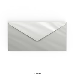Koperta ze srebrnym efektem lustra 110x220 mm (DL)