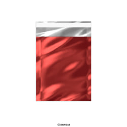 Rød foliepose 162x114 mm (C6)